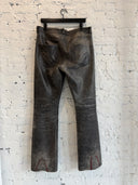 ERD REPAIRED LEATHER FLARES