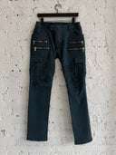 BALMAIN CARGO BIKER DENIM