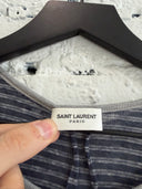 SAINT LAURENT STRIPED BABY TEE