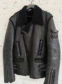 A/W 03-04 RAF SIMONS ‘CLOSER’ SHEARLING LINED LEATHER JACKET
