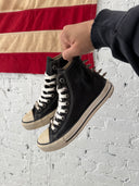 CHROME HEARTS CONVERSE W/SPIKES & CROSS PATCH