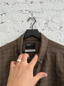ERD PATCHWORK RAW HEM  FLANNEL