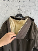 AW04 MAISON MARTIN MARGIELA SHERLING LINED PARKA TRENCH COAT