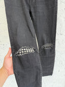 SAINT LAURENT D02 STUDDED KNEE JEANS