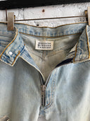 2004 MAISON MARGIELA ARTISANAL ‘EXPOSED ZIPPER’ JEANS