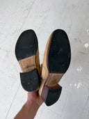 MAISON MARGIELA LEATHER MID CALF BOOTS