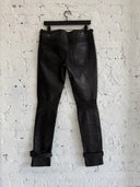 F/W 2013 SAINT LAURENT SAMPLE LEATHER BIKER PANTS