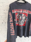 1990s NAPALM DEATH ‘NAZI PUNKS FUCK OFF’ L/S TEE