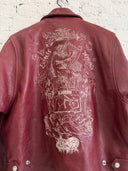 S/S 2025 ERD ‘PRINCIPE DE L’AMOUR’ WESTERN LEATHER JACKET