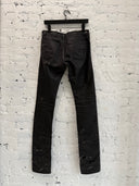 S/S 2004 DIOR ‘STRIP’ WAXED DISTRESSED DENIM