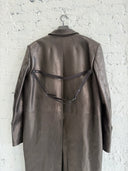 RICK OWENS LEATHER COAT