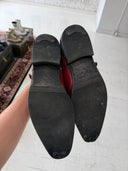 ERD MONK STRAP LEATHER MULES