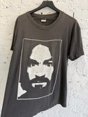 1990s CHARLES MANSON ‘CHARLIE SAYS NO GLAM FAGS’ TEE
