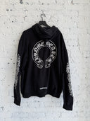 CHROME HEARTS FLORAL HORSESHOE HOODIE