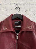 S/S 2025 ERD ‘PRINCIPE DE L’AMOUR’ WESTERN LEATHER JACKET