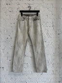 S/S 2006 DIOR HOMME WHITE PAINTED DENIM
