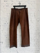 A/W 2001 MAISON MARGIELA ‘ANATOMICAL’ RAW COWHIDE LEATHER PANTS