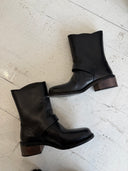 ERD ROSE BUCKLE ENGINEER BOOTS