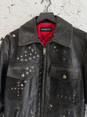 A/W 2018 BALENCIAGA STUDDED LEATHER JACKET