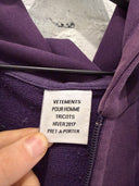 A/W 2017 VETEMENTS ‘SEXUAL FANTASIES’ ZIP UP