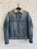 SAINT LAURENT WOOL LINED DENIM JACKET
