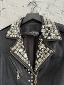 S/S 2011 BALMAIN STUDDED LEATHER RIDER JACKET
