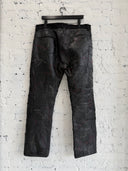 MARKING DISTANCE ‘CRUST’ LEATHER PANTS