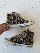 A/W 2004 NUMBER NINE ‘GIVE PEACE A CHANCE’ TRIBAL CAMO HIGH SNEAKERS