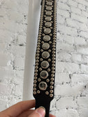 ERD ROSE BUCKLE STUDDED BELT