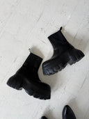 RICK OWENS 100MM BEATLE MEGA TRACTOR BOOTS