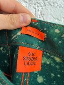 STERLING RUBY ‘BLEACH SPLATTER’ DENIM