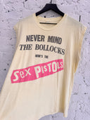 1980s SEX PISTOLS ‘NEVER MIND THE BOLLOCKS HERES THE SEX PISTOLS’ CUTOFF TEE