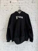 WINTER 2019 VETEMENTS ‘FUCK’ INSIDE OUT HOODIE
