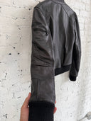 A/W 2005 DIOR ‘IN THE MORNING’ FLORAL MOTO LEATHER JACKET