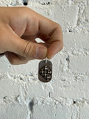 CHROME HEARTS ‘CEMETERY CROSS’ DOG TAG