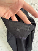 CHROME HEARTS LEATHER TRIMMED SUIT TROUSERS