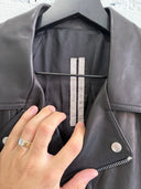 S/S 2020 RICK OWENS ‘STOOGES’ LEATHER JACKET