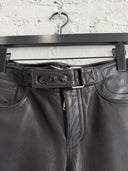 F/W 2013 SAINT LAURENT SAMPLE LEATHER BIKER PANTS