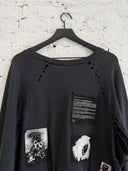 A/W 00-01 RAF SIMONS ‘EVERYTHING’ PATCHED CREWNECK