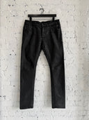 RICK OWENS WAX COATED DENIM