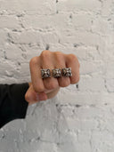 CHROME HEARTS ‘DOUBLE BRASS KNUCKLE’ RING