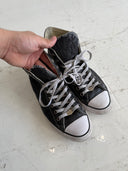 CHROME HEARTS BLACK LEATHER CONVERSE
