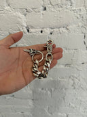 CHROME HEARTS CUBAN LINK KEYCHAIN WITH DAGGER