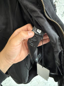 BALENCIAGA HOODED FUR BOMBER