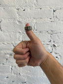 CHROME HEARTS FLORAL KEEPER RING