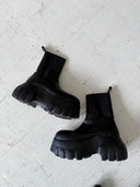RICK OWENS 100MM BEATLE MEGA TRACTOR BOOTS