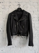 CHROME HEARTS JJ DEAN LEATHER BIKER JACKET