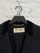 SAINT LAURENT WOOL BLAZER COAT