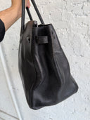 1998 HERMES BIRKIN 40 BLACK TOGO LEATHER