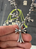 CHROME HEARTS CROSS PENDANT 26 IN CROSS BALL WALLET CHAIN